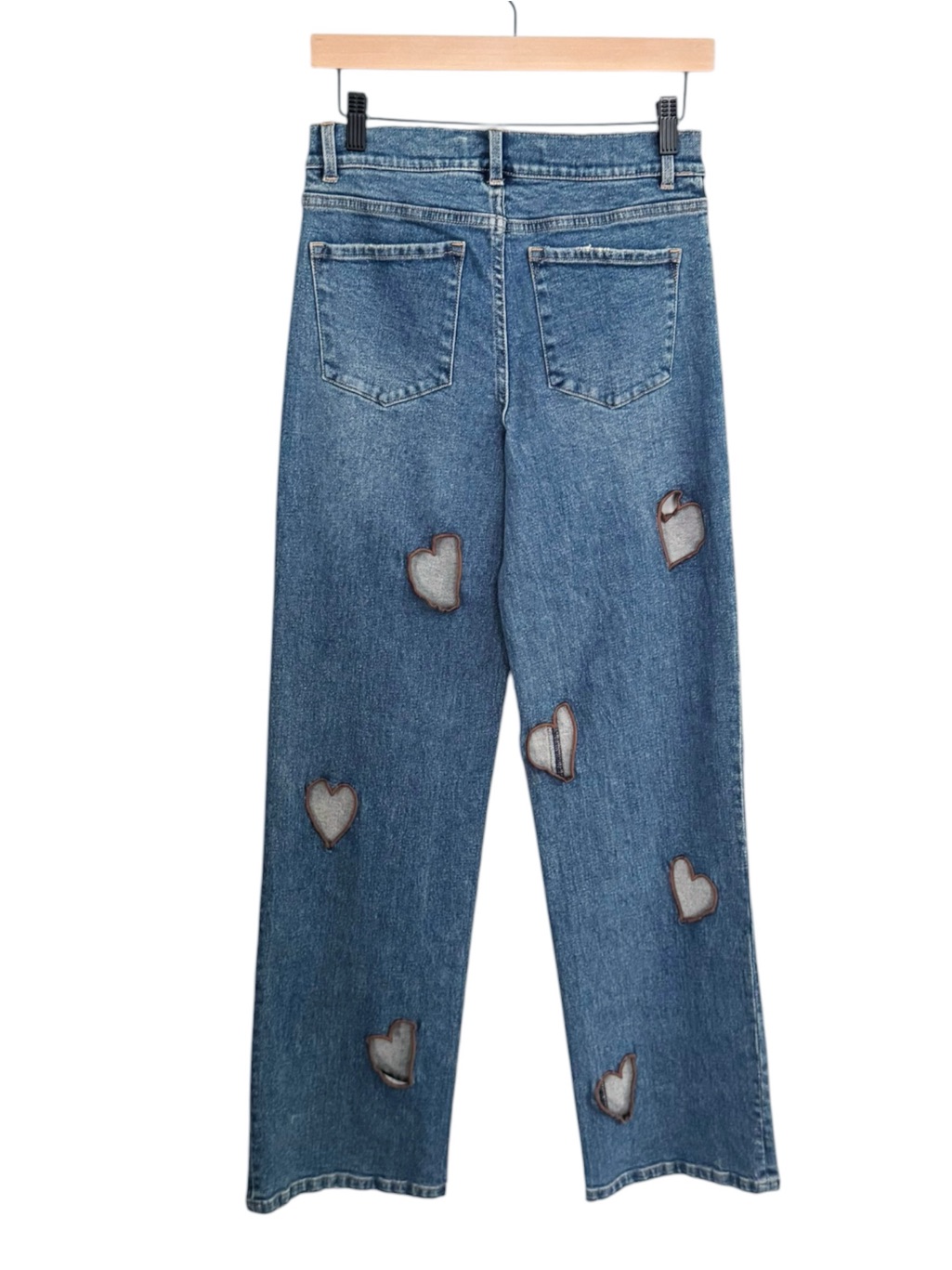 Stoned Immaculate X Free People Love Street Heart Cutout Jeans | Nwt — image 4 of 8